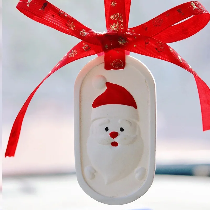 Holiday Scented Gypsum Plaster Silicone Molds for DIY Handmade Christmas Tree Ornaments