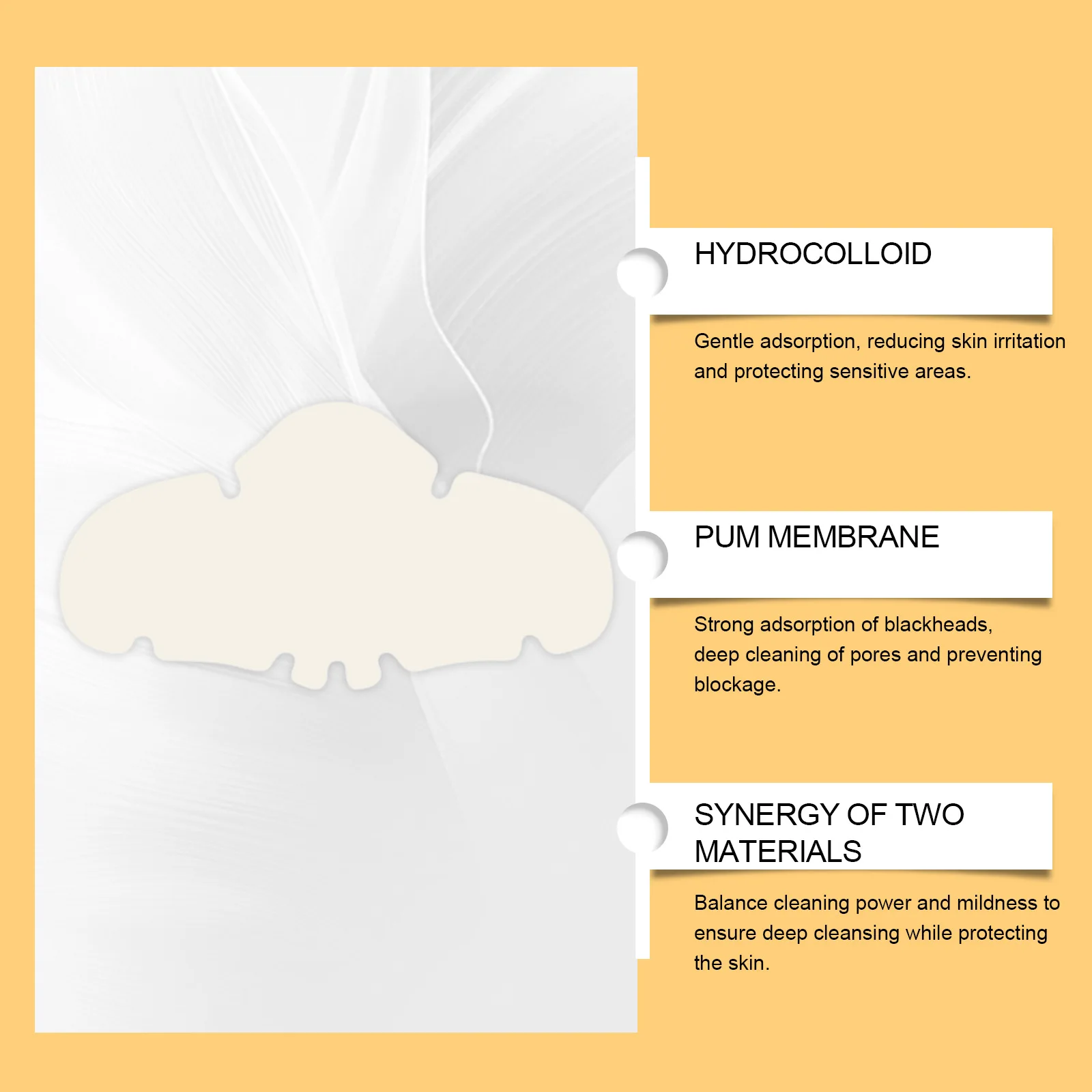 Poriënreinigingspatch Neussticker Diepe reiniging T-zonestrips Mee-eters verwijderaar Olie-controlerende moisturizer Neusreiniging Verzorgingsmasker_voghion.com