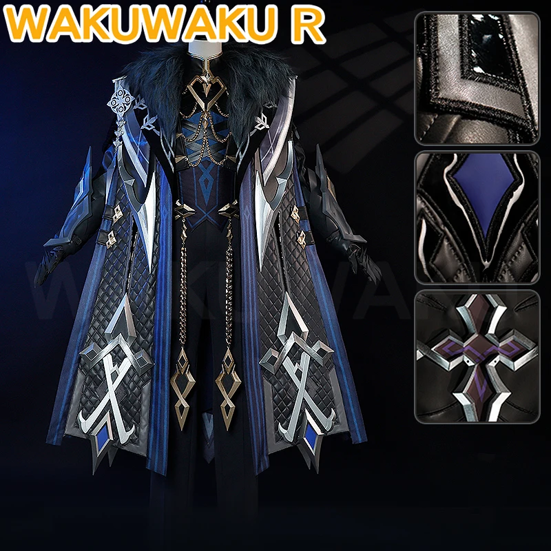 EN STOCK Disfraz de Capitán Cosplay del juego Genshin Impact 【M-3XL ...