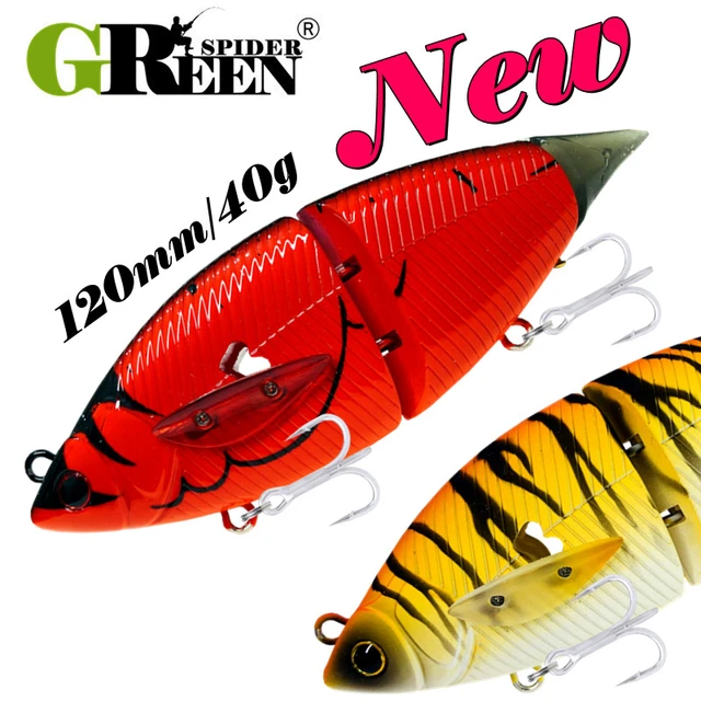 GRS NEW Swinbait 120mm 40g Vibration Floating Fishing Lure Systems