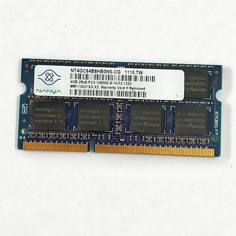 (未使用･未開封品)　NANYA 204PIN PC3-10600 DDR3-1333 2GB SODIMM [NT2GC64B88G0NS-CG] 60wa65s Nanya 2GB DDR3 Memory SO-DIMM 204pin PC3-10600S 1333MHz