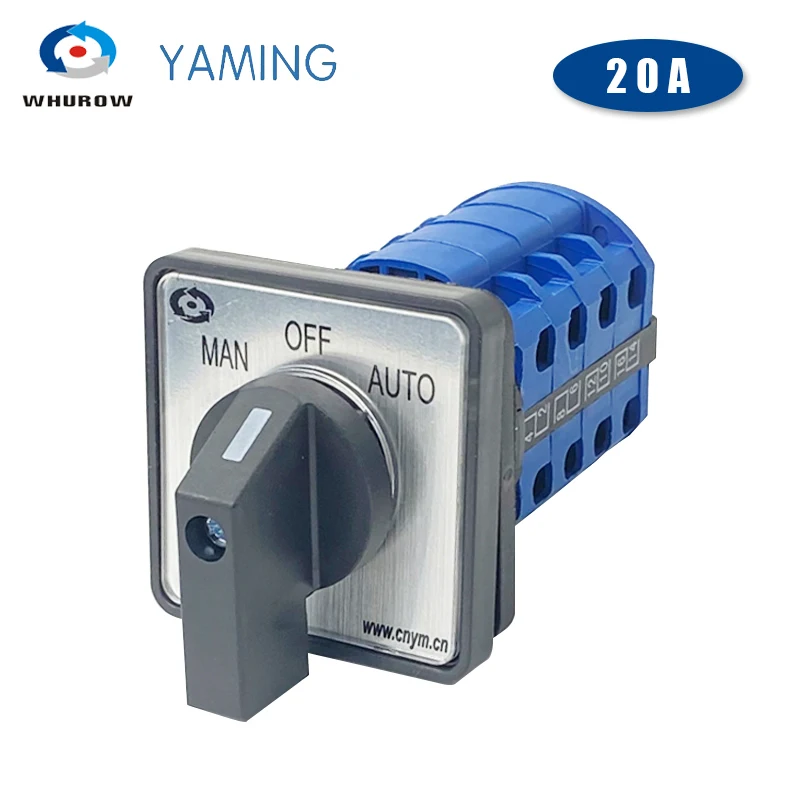 Cam Interruptor Rotativo Automático-fora do Homem Posições Pólos Controle Interruptor de Comutação do Motor Que Trava Lw28 Lw2620a Ymw26-20 4