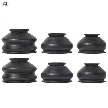 6x Universal Ball Joint Turn Rods Rubber Boot Dust Cover Replacement Control Arm Protector Car Suspension Steering Accessories 1