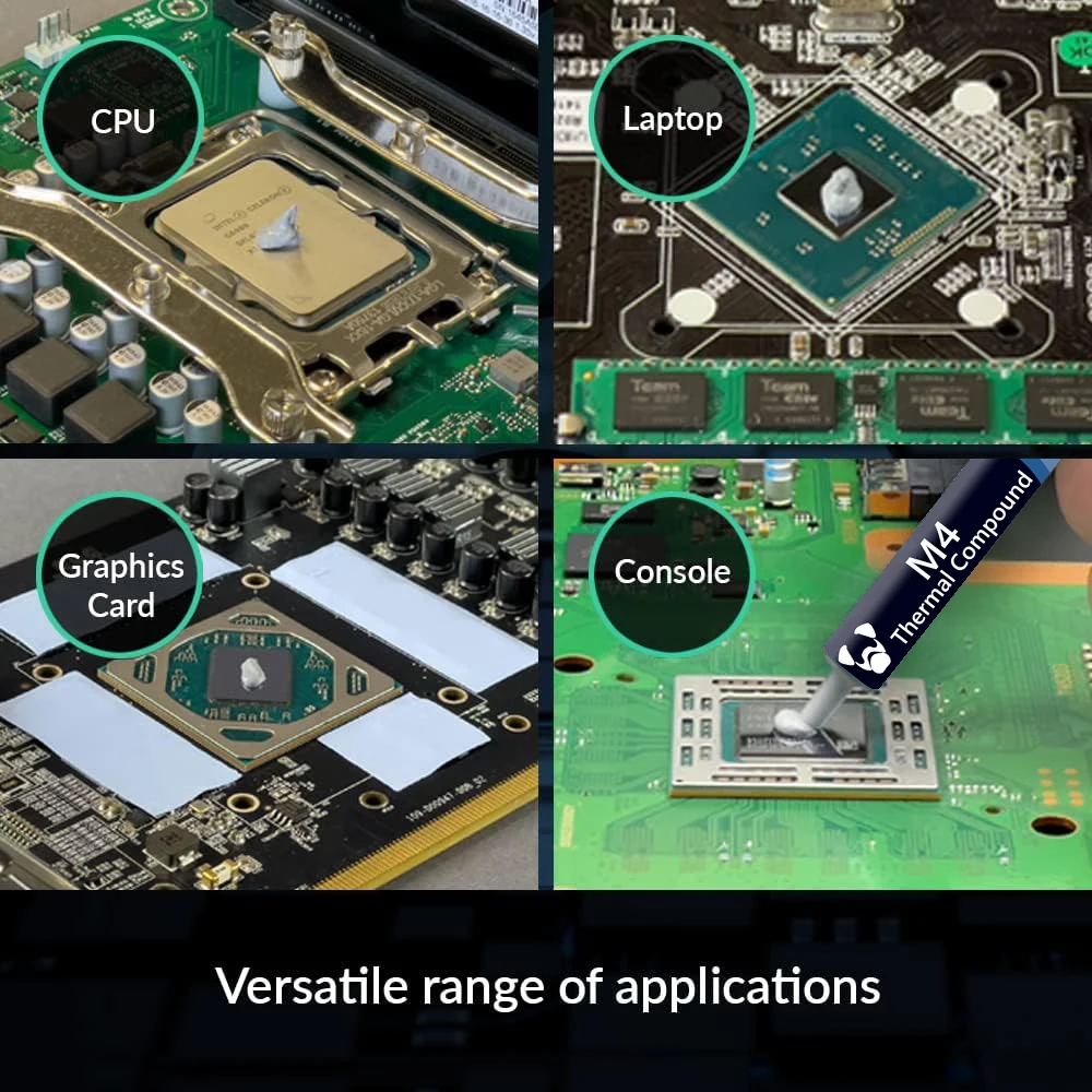 Pâte thermique de haute performance pour processeur Intel, 11.8W/mk, pour PC, CPU, GPU, PS4, ordinateur, refroidissement 5G