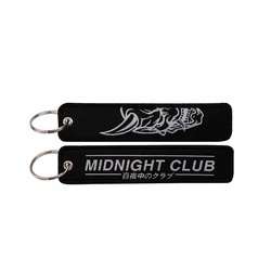 Humorous Embroidered Keychain - Key Ring Holder Accessory and Gift (47)