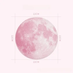 Kawaii Pink Round Mouse Pad - Cute and Creative Office Desk Accessory - 200X200X2MM (ROYAL BLUE)