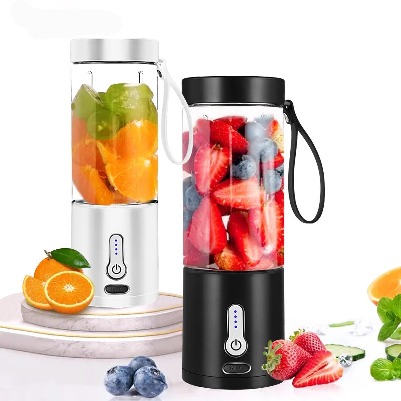 Portable Electric Juicer Smoothie Blender Usb Rechargeable Food