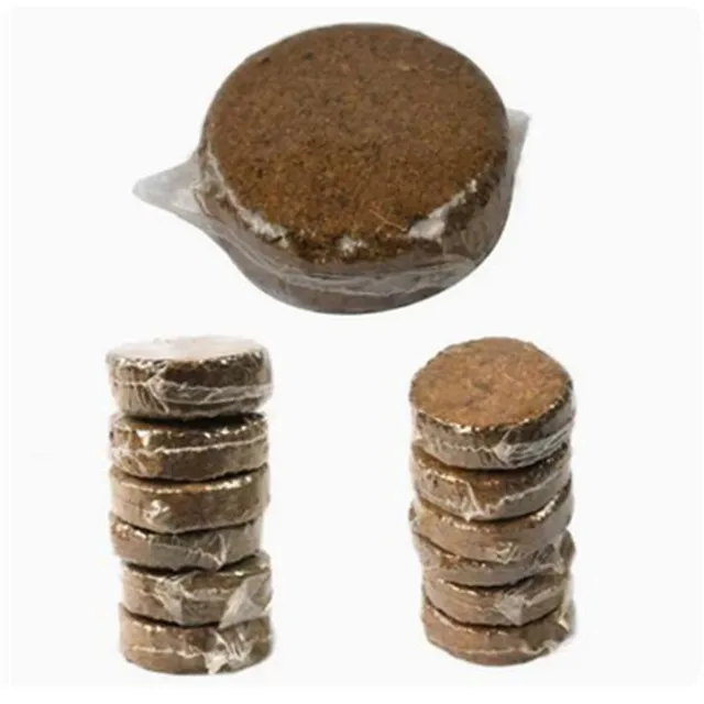 20G (2Db) Kókuszdiószálas Kókuszpellet Tápanyag Talaj Könnyű Növényi Sűrített Alapkert - Image 2