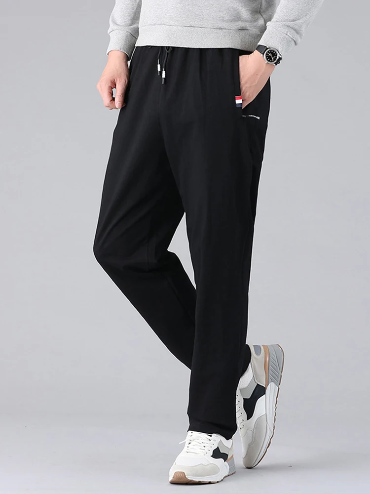 Sport Jogging Trousers Men Spring Autumn Sweatpants Fitness Gym Straight Cotton Track Pants Loose Joggers Plus Size 8XL