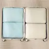 Space Saving Self Compression Organizer with Zipper Clothes Storage Bag Clothes Organizer for Comforters Clothes Blankets Sheets 3