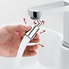 Stainless Steel 720°Rotation Faucet Extender Universal Splash-proof Saving Faucet Sprayer Head Bathroom Kitchen Extender Adapter 1