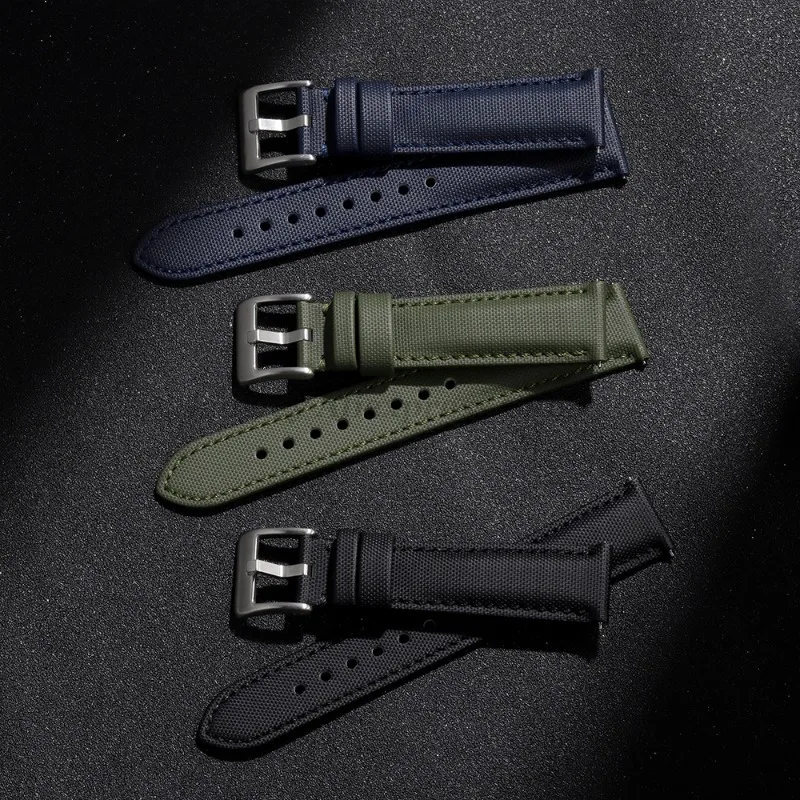 Sailcloth Nylon Quick Release Waterproof Watch Straps - 20mm/22mm