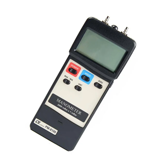 LUTRON PM-9100 PM9100 precyzyjny cyfrowy Tester miernika różnica ciśnień - AliExpress
