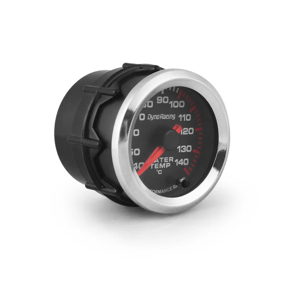 Dynoracing 2 52mm 12V 수온 게이지 섭씨 7 색 포인터 스테퍼 모터가있는 수온 측정기