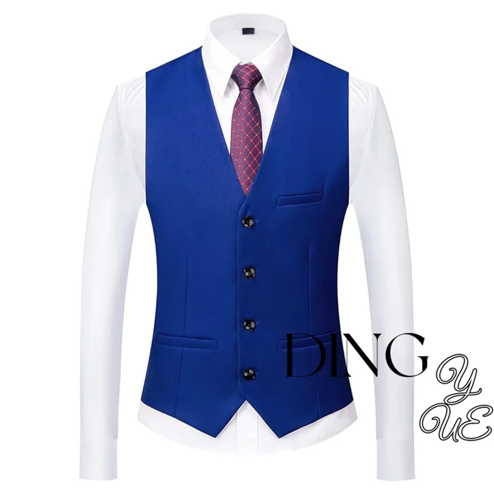 Tuxedo Men Suit Regular Fit 3 Piece Suit Blazer Jacket Waistcoat Pants Men Suit Set for Wedding Prom