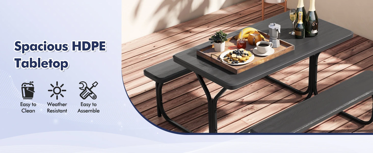 picnic table resin 