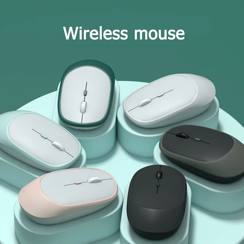 Mouse Wireless 2.4G Mouse Wireless Ricaricabile Compatibile Con Bluetooth Per Ipad Xiaomi Samsung Lenovo Tablet Android Windows