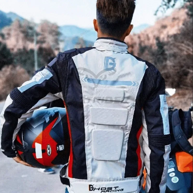 남자 바이커 재킷 방수 오토바이 운전자 오토바이 재킷 내마모성 오토바이 액세서리 안티 가을 레이싱 재킷