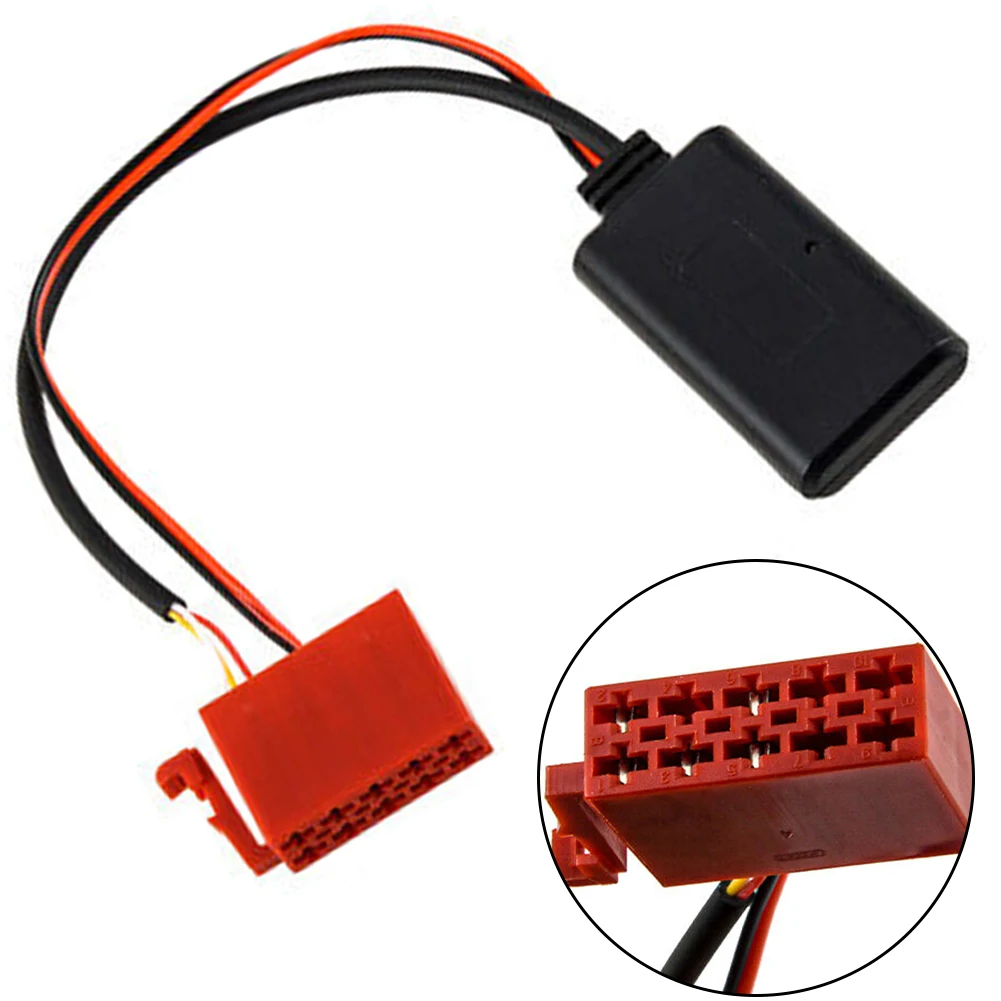 

Bluetooth Adapter Audio Aux Cable Music Adapter Fit For Mercedes W124 W140 W202 W210 R129 BE2210 BE1650