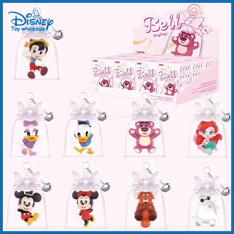 2023 Genuine Disney 100Th Anniversary Bell Series Blind Box Trend Toys Cartoon Stitch Lotso Trend Toys Collection Regali Di Compleanno