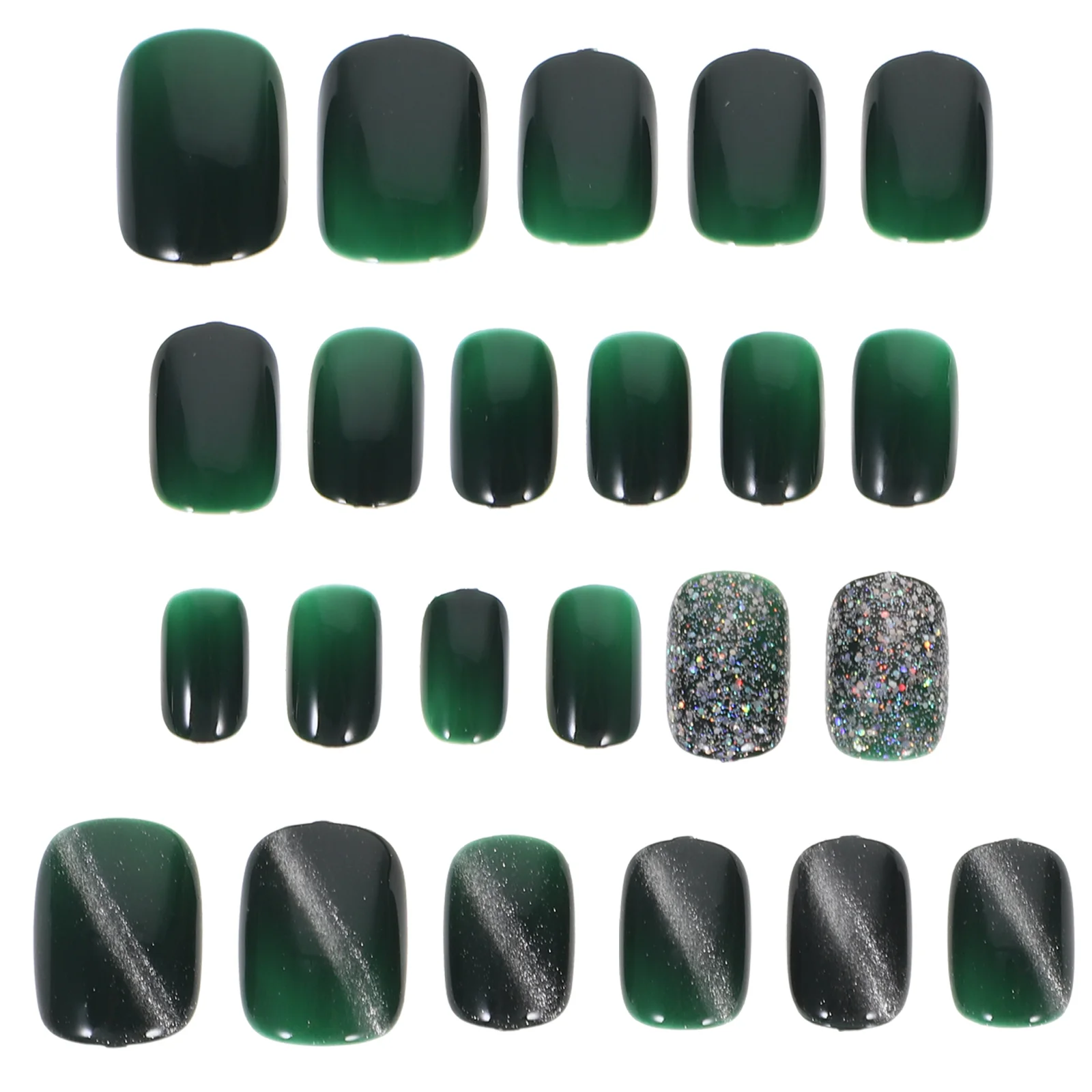 

Short Nail Press Fake Fingernails Full Coverage Kit DIY False Pp Manicure Miss