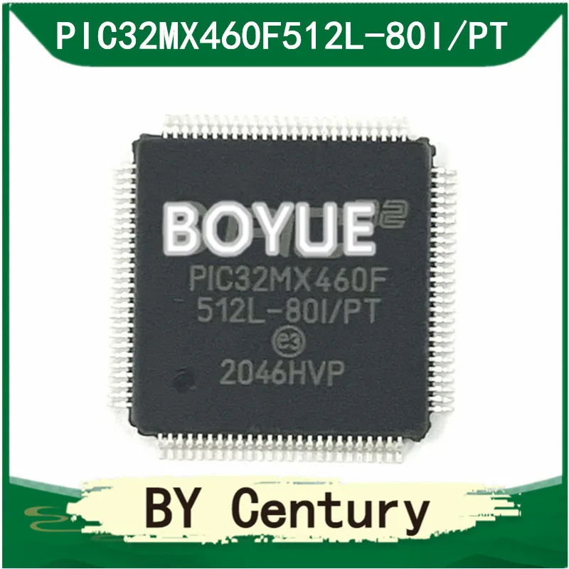 

PIC32MX460F512L-80I/PT QFP-100 интегральные схемы (ICs) Embedded-Микроконтроллеры