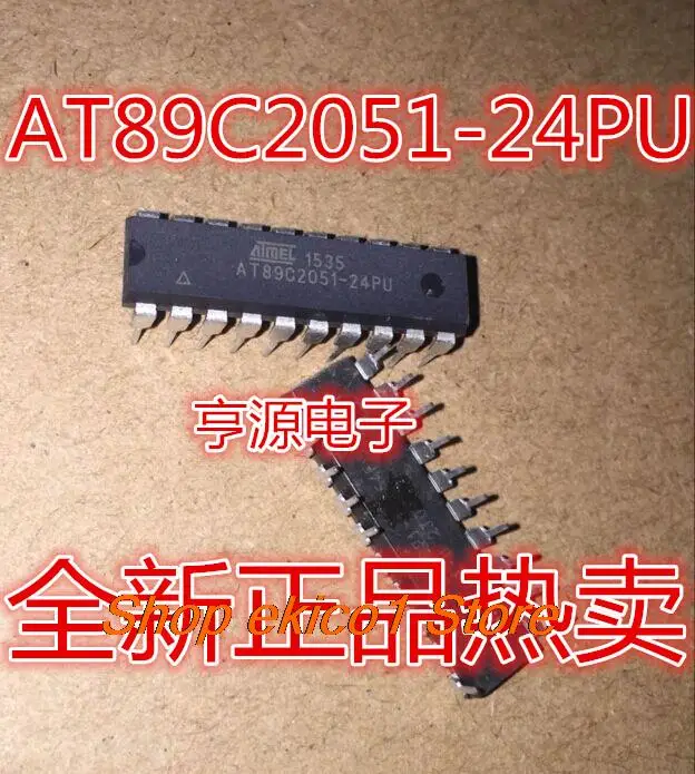 

10pieces Original stock AT89C2051-24PU AT89C2051-24PI PC DIP-20