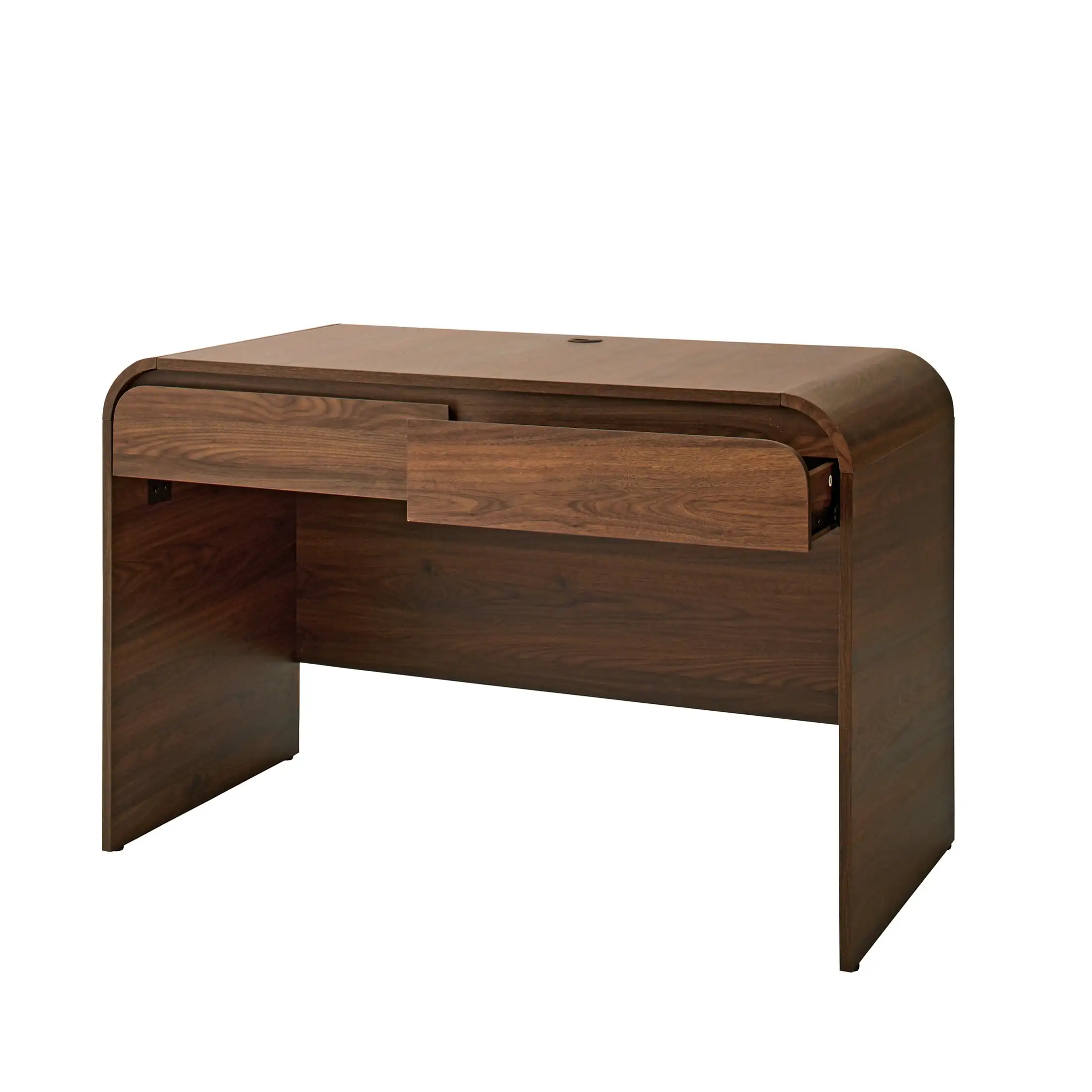 Juliet Rounded Arch Desk, Walnut Finish 3