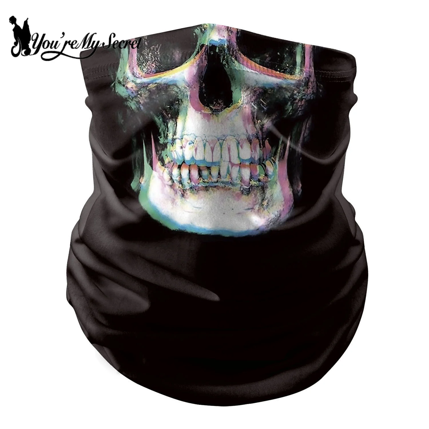 [You're My Secret] Halloween Christmas Costume Party Props for Adults Cosplay Scarves Headwear Neck Gaiter Face Mask Tube Cover