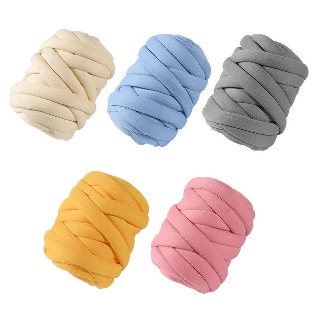 1.1 Lbs Chunky Yarn Bulky Yarn 1 Inch Washable Chunky Tubular Yarn Jumbo  Yarn - AliExpress