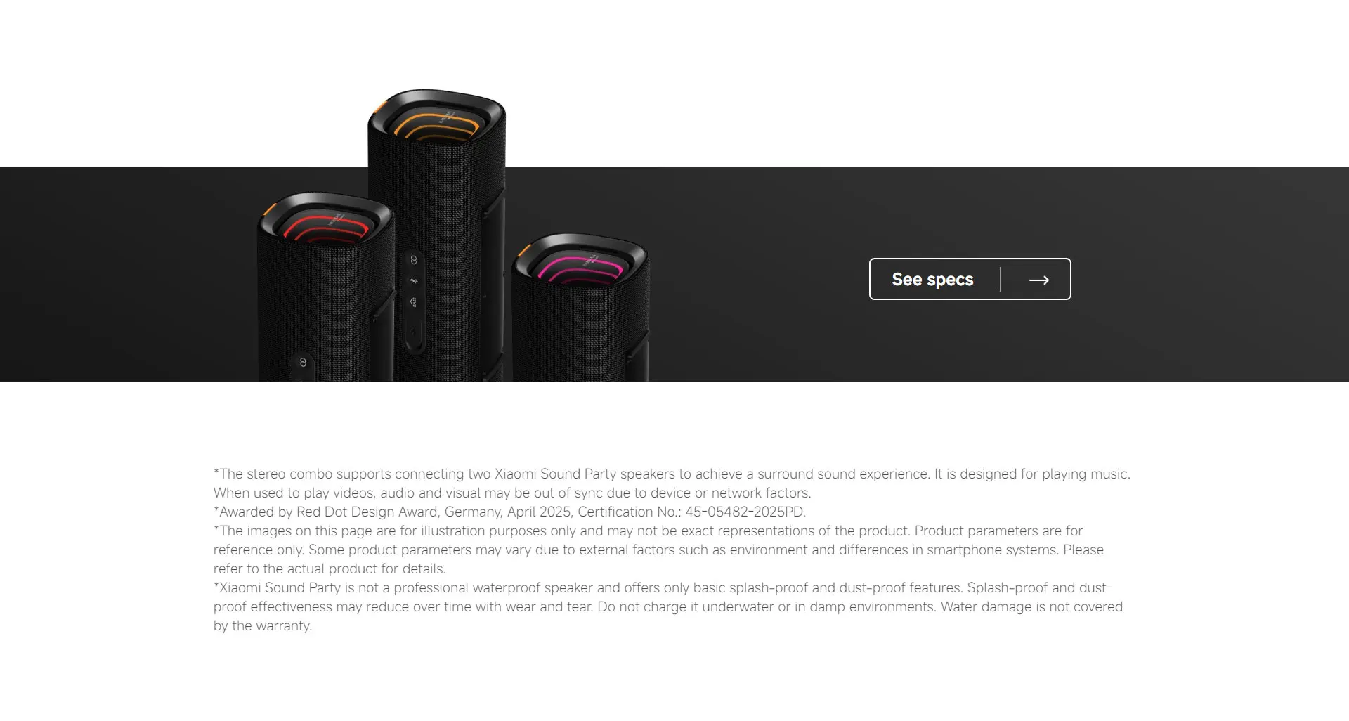 Xiaomi Sound Party 50W Speaker MDZ-39-DB with Harman AudioEFX description image 13