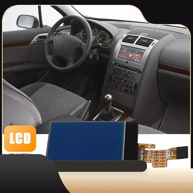 Pantalla de repuesto de A13Z-LCD para Peugeot 407, accesorios interiores de calibre de grupo de instrumentos A2C 53010609 -G 1