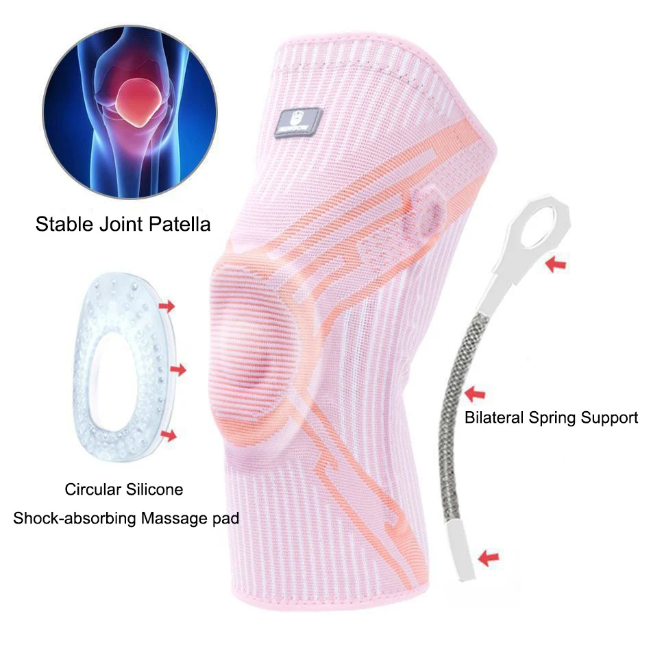 

Compression Knee Brace Spoorts Knee Support Pads Gym Knee Sleeve Stabilizer Basketball Arthritis Kneepads Pain relief Kneelet