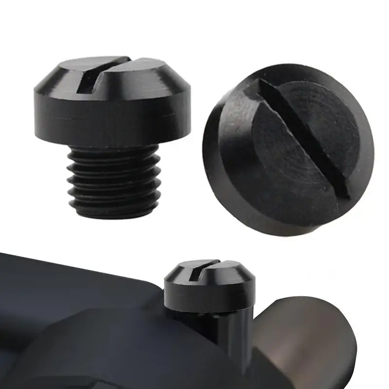 Motorcycle Mirror Hole Plug Screws 2pcs Thread Blanking Mirror Hole Plugs Hole Caps RustProof