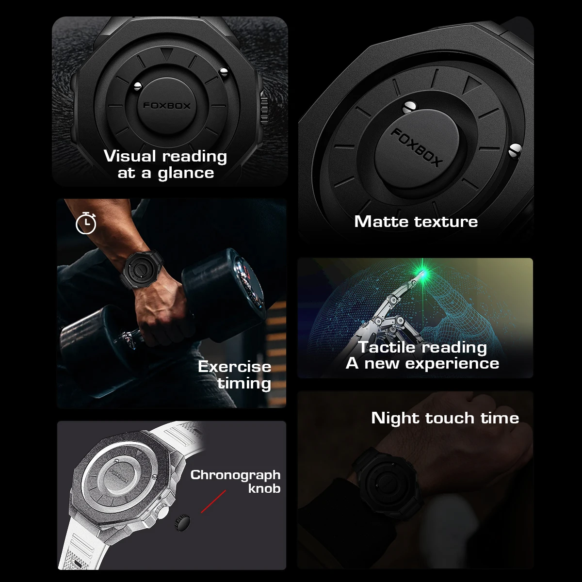 2025 New Men Watch FOXBOX Original Brand Luxury Rolling Bead Design Quartz Wrist Watches For Men Fashion Waterproof Watch Men