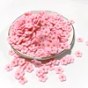 500g/Bag 10mm Mix Color Flower Smile Face Fruit Shape Polymer Clay Spacer Loose Slice Polym Clay Dollhouse Toys Phone Decor 4