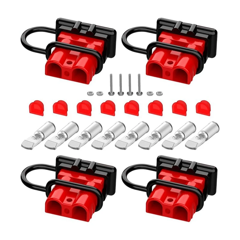 Соединитель HLZS-Anderson, 50 А, 6-12, быстрое подключение аккумулятора к пылезащитной заглушке, 12-36 в, разъем Anderson