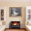 Ventless 25,000BTU Space Saving Free Standing Dual Fuel Fireplace with Built In Thermostat Control Heats up to 1,100 Square Feet 3