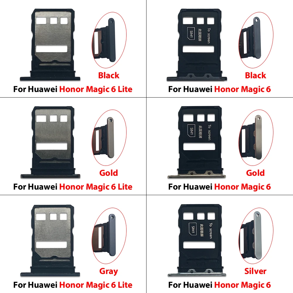 Premium SIM Card Tray Holder Adapter with Ejector Pin for Huawei Honor Magic Series