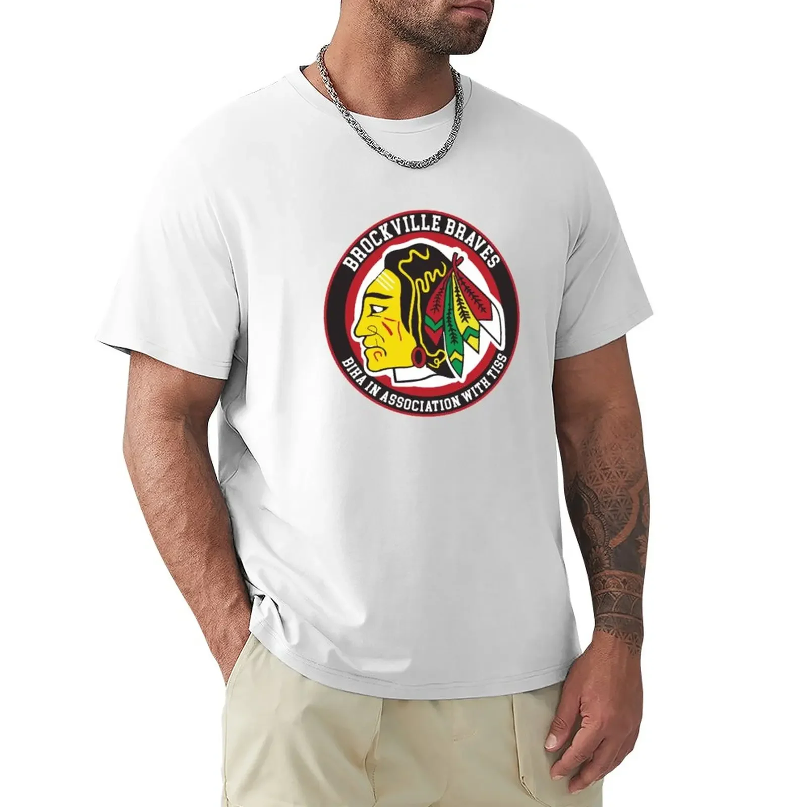 

Brockville Braves T-Shirt sports fans customs oversized t shirts for men