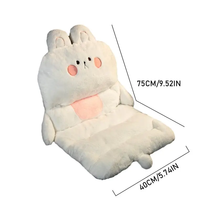 Cartoon Chair Cushion Car Back Seat Cushion Comfortable Soft Non Slip 1 Piece Cartoon Car Seat Cushion Cute Improve Comfort