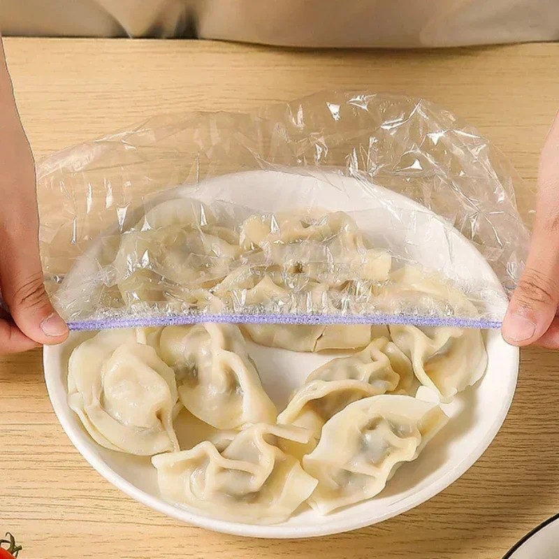Plastic Food Cover 50/100/200/300/500 pcs Saran Wrap Disposable Food Cover