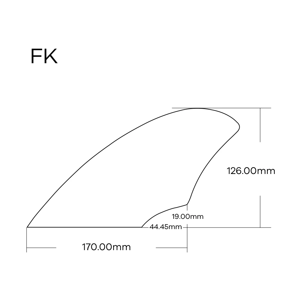 UPSURF FCS Keel Twin Fins FK Surfboard Side Fins Honeyconb Fiber Top Performance Surf Double Tabs Twin Set For Surfing