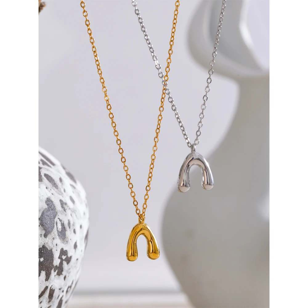 Yhpup Stainless Steel Pendant Necklace