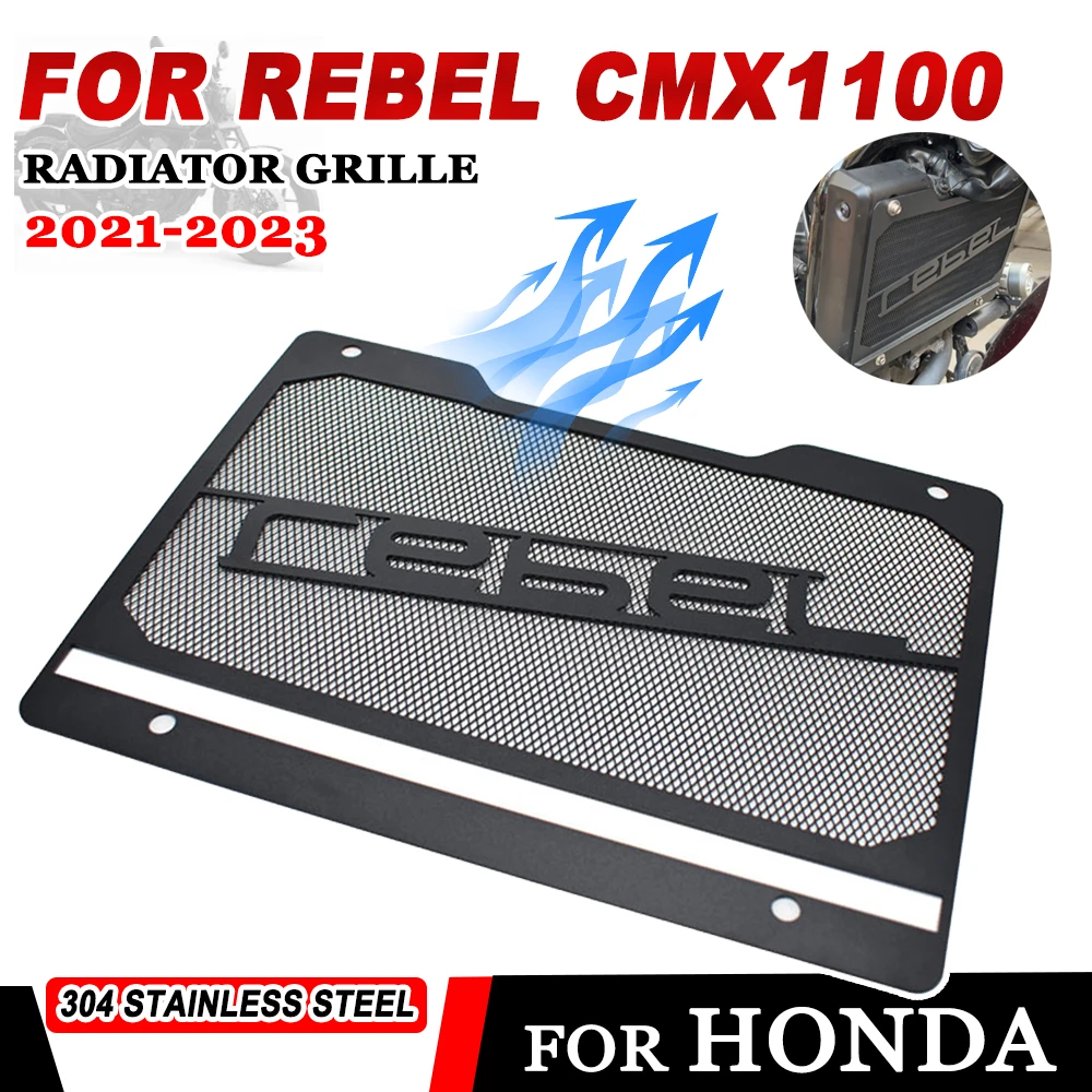 

Motorcycle Radiator Grille Guard Protector Grill Protection Cover 2023 For HONDA CMX1100 Rebel CMX 1100 2021 2022 Accessories