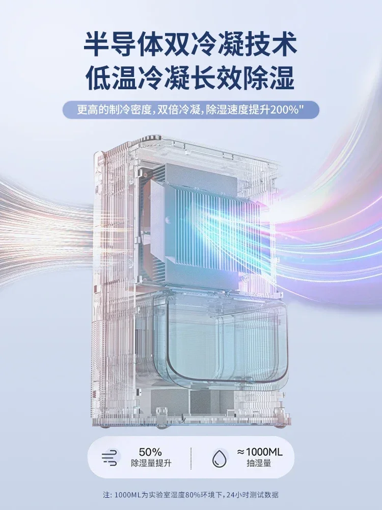 Household dehumidifier new mute dehumidification indoor small return to the south day moisture absorption machine drying