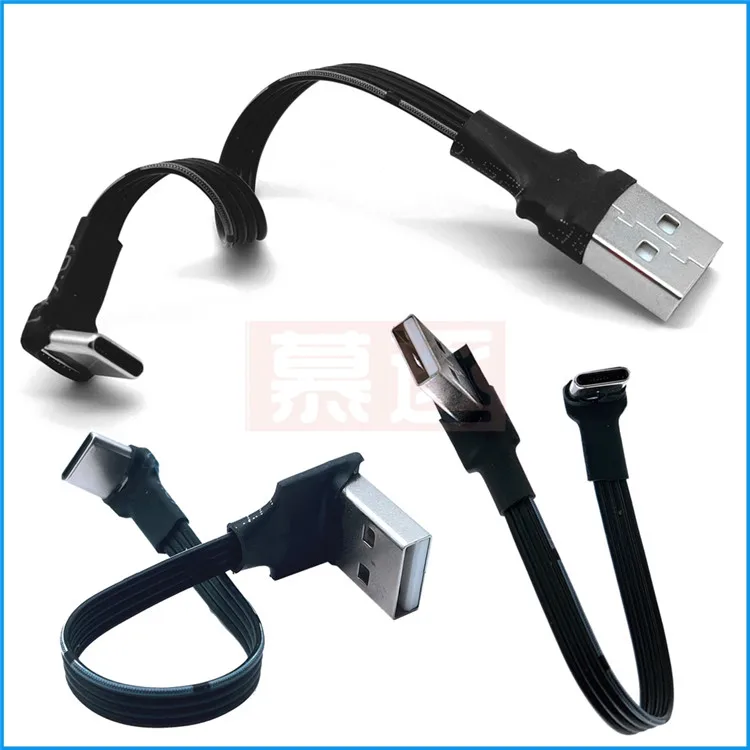 USB-C männlichen para cima para baixo abgewinkelt