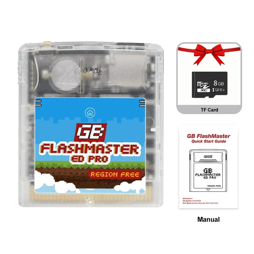 Scheda Flash 1000 In 1 Per Gameboy Color E Advance SP - Memoria 8G Integrata, Gestione File Drag&Drop, Gioca Ai Tuoi Retro Preferiti