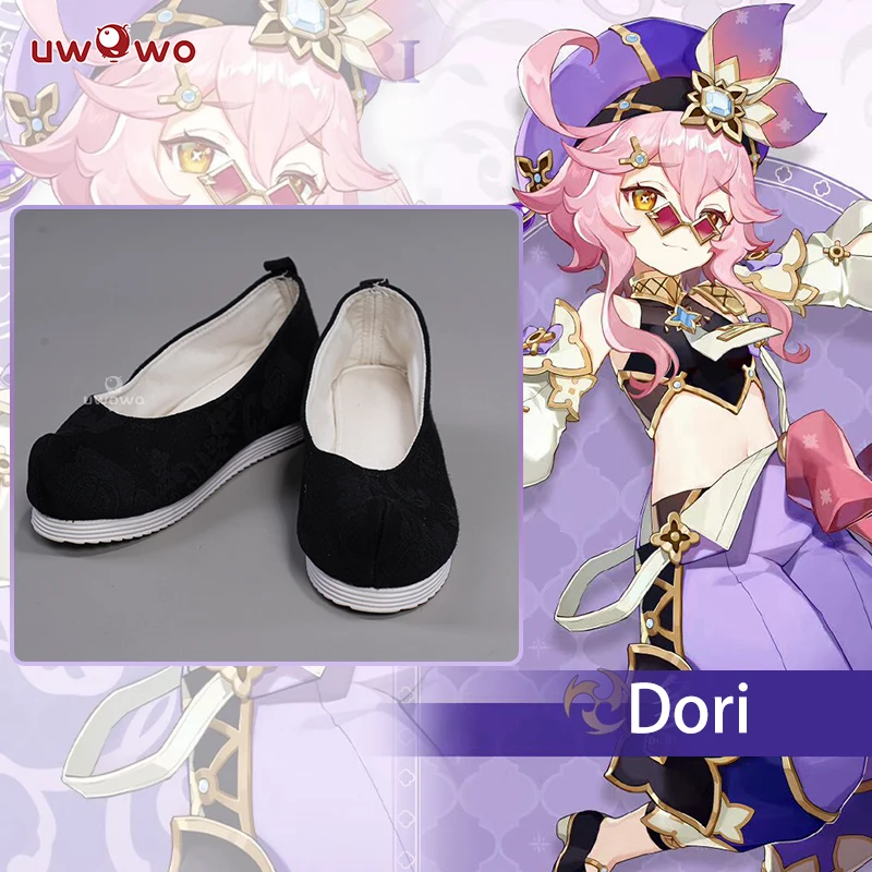 

UWOWO Genshin Impact Dori Loli Sumeru продавец электрообувь для косплея