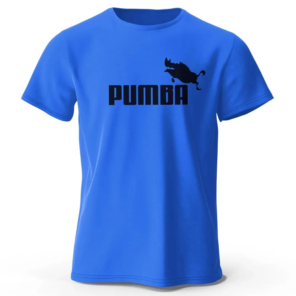 The Pumba Printed Men's 100% Cotton Oversized Funny Graphic Short Sleeve T-Shirt Men Women Summer Tops Streetwear t shirts,men sports tops